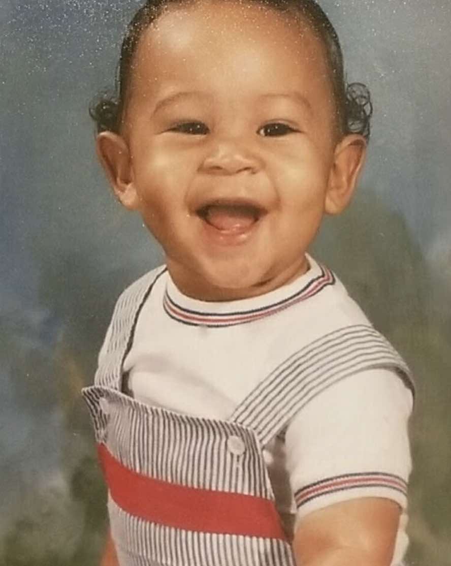 Jesus Calling podcast 422 featuring Tahj Mowry - shown here as a young baby